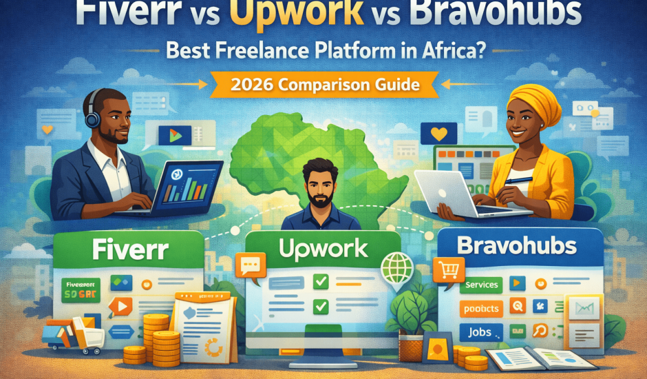 Fiverr vs Upwork vs Bravohubs